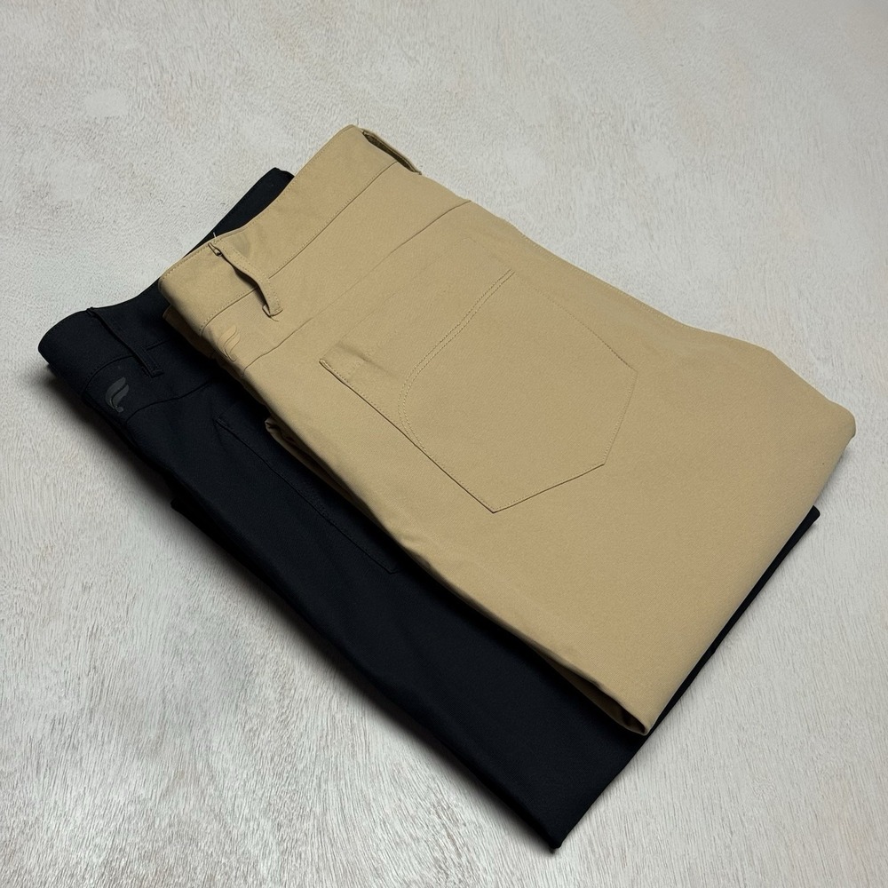 Lot of 2 Fabletics The Don Trouser Performance Pants Men's 34x32 Stretch Chinos
